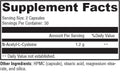 NAC Support Supplement Facts